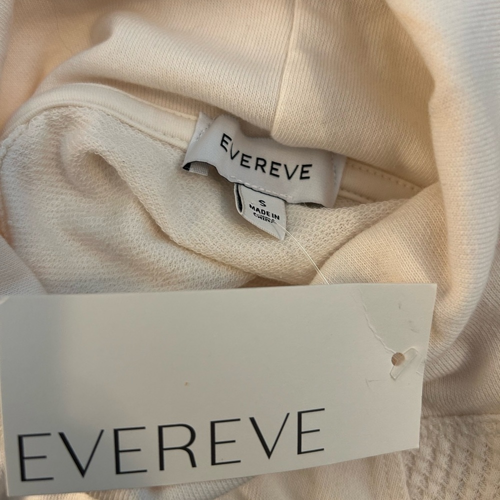 NWT Evereve Kassandra thermal mix sweatshirt - Picture 8 of 9